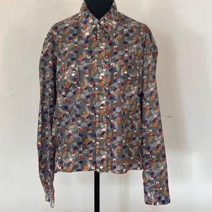 Saska Parrott floral vintage 70s 80s jacket